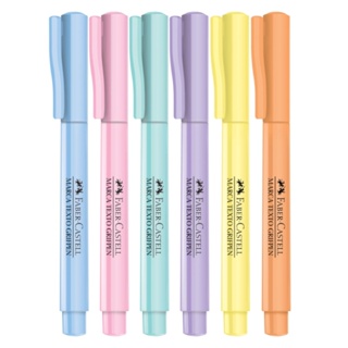 Caneta Marca Texto Cores Pastel Faber-Castell Grifpen em Oferta na Shopee