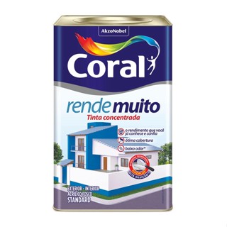 Tinta Coral Acrílica Fosca Rende Muito Branco 18 Litros