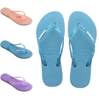 Chinelo Havaianas Slim Logo Metallic Feminino Original