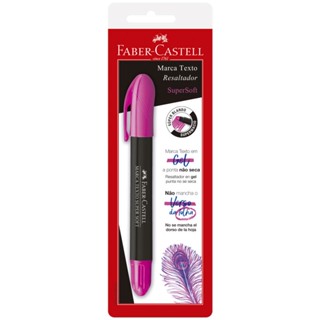 Pincel marca texto gel Rosa SM/155728 Faber-Castell