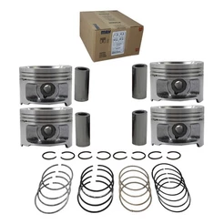 Kit Pistão E Anél 0,50 Santana Quantum 2.0 8v Ap Metal Leve