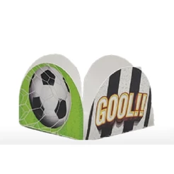 200 Forminhas Para Doces Tema Futebol 4 Pétalas 116.1 (Nc Toys Simples)//