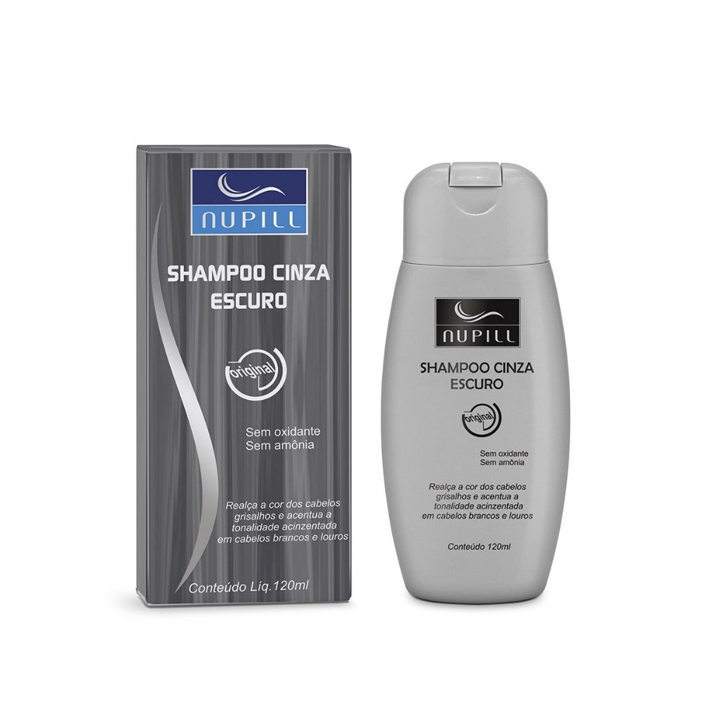 Shampoo Nupill Cinza Escuro 120Ml em Oferta na Shopee