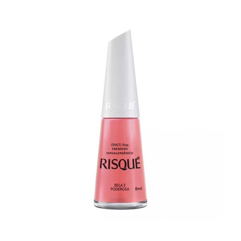 Esmalte Risqué Ser Pink Cremoso Bela E Poderosa