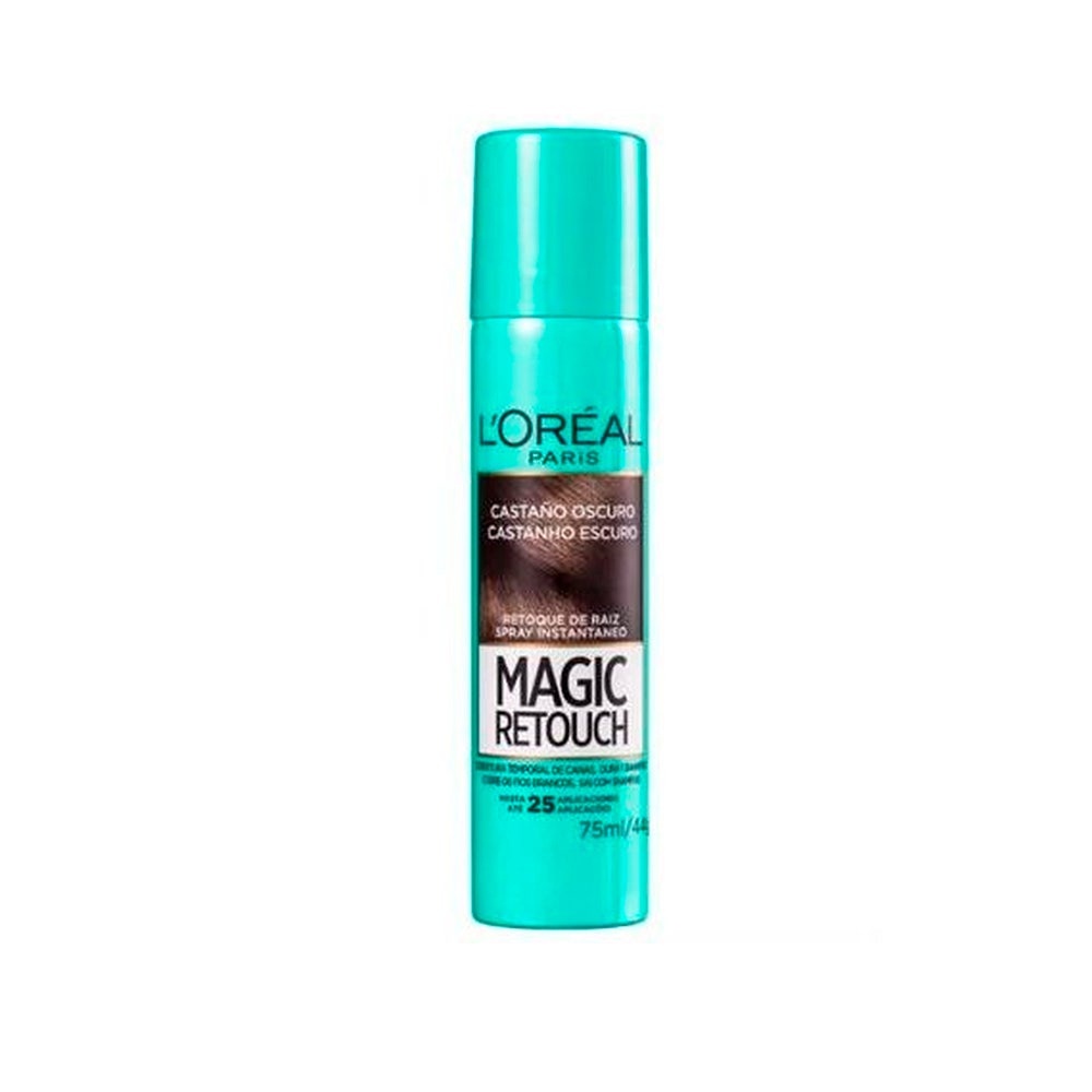 Spray Retoque De Raiz Magic Retouch Castanho Escuro em Oferta na Shopee