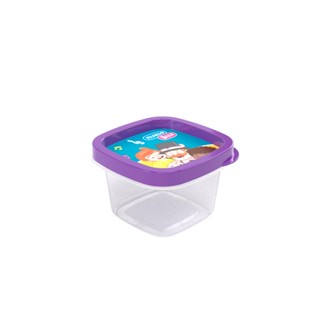 Pote de Plástico Quadrado 200 ml Mundo Bita Plasútil