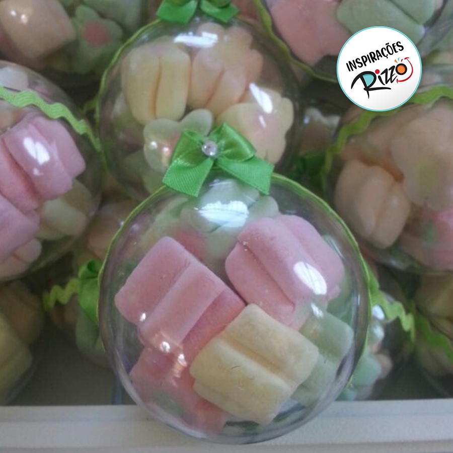 Bola de Acrílico 8 cm - 10 unidades - Rizzo em Oferta na Shopee