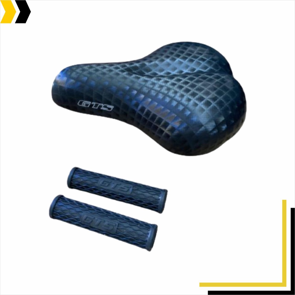Banco Selim Mtb Bicicleta GTS Modelo 2 Molas Com Manoplas Banco Bike Mountain Bike