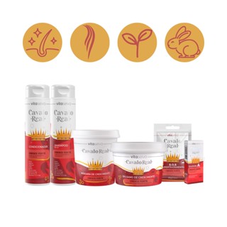 Kit Completo Cavalo Real Vita Seiva C/ Sache
