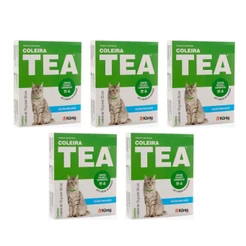 05 Coleiras Antipulgas E Carrapatos Tea 327 Gatos 13g 33cm