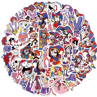 56PCS O Incrível Autocolantes De Grafite Digital De Circo À Prova D