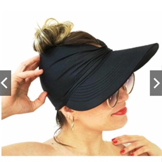 Viseira Turbante Feminina Varias Cores Praia Chapeu Boné Aba Larga Uva E Uvb Fps 50+Pronto Entrega