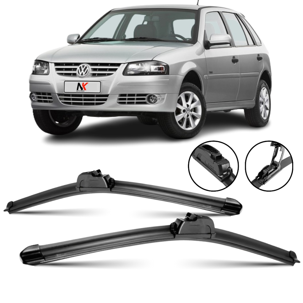 Par Palheta Limpador Parabrisa 21'' 19'' Gol G3 G4 99 00 2001 á 2012 em Oferta na Shopee