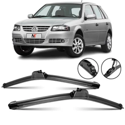 Par Palheta Limpador Parabrisa 21'' 19'' Gol G3 G4 99 00 2001 á 2012