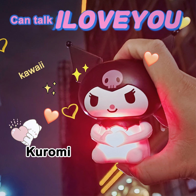 Sanrio Love Gesture Toy Kuromi Melody Pode Dizer Iloveyou Light-up Couple Toy's Day Girlfriend