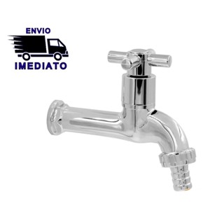 Torneira Cromada de Parede 1/4 para Tanque de Plastico