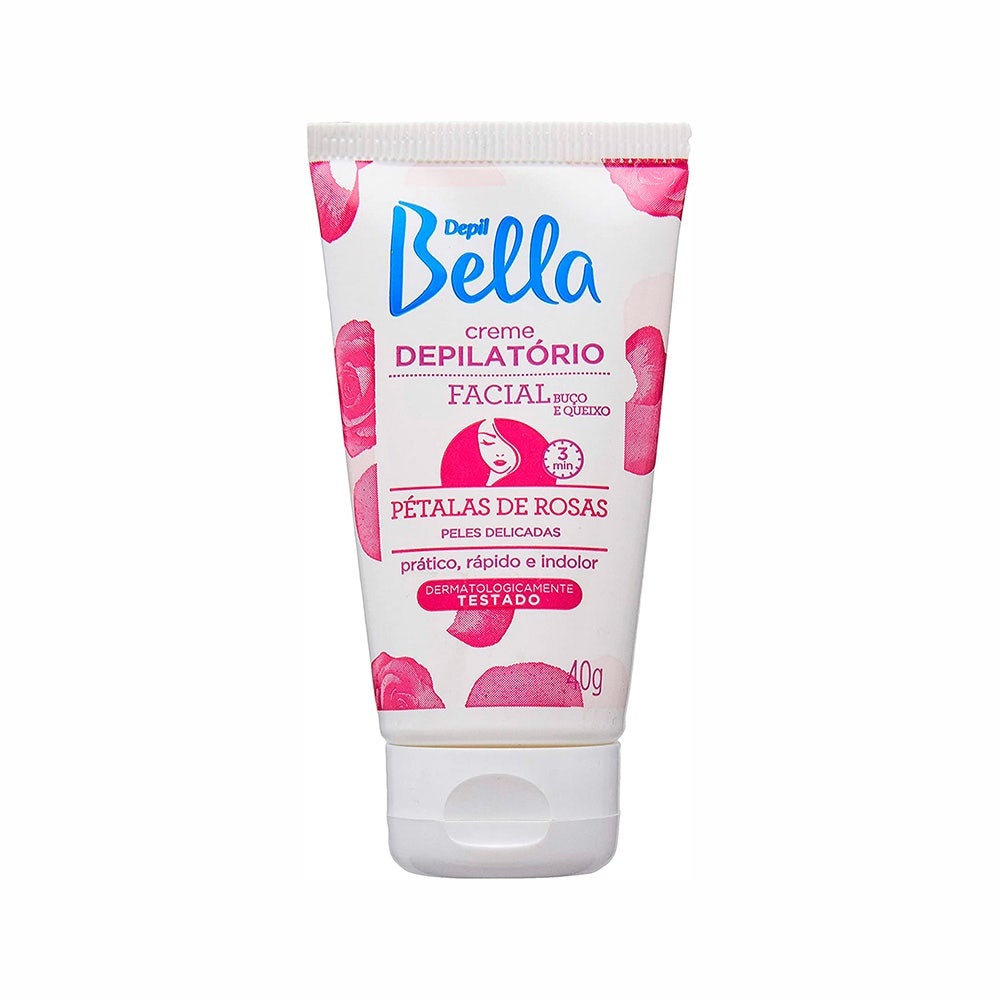 Creme Depilatório Facial Depil Bella Pétalas 40G em Oferta na Shopee