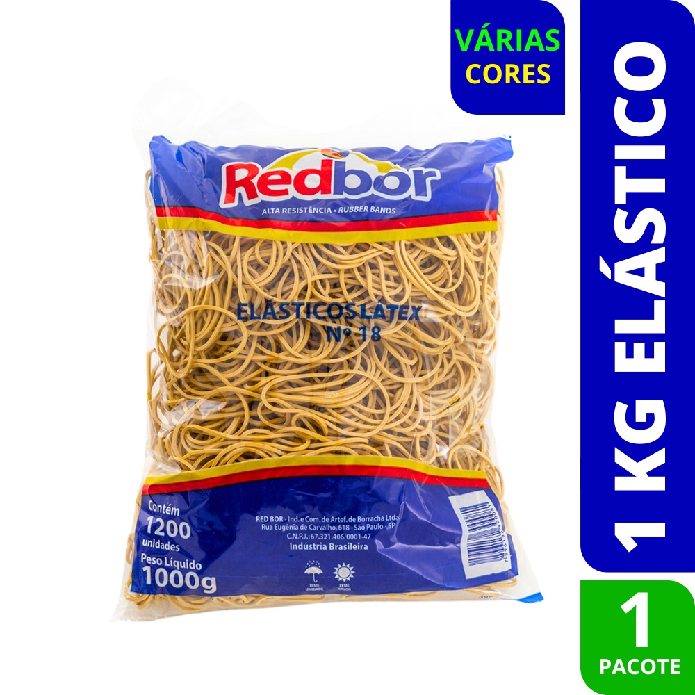 ELASTICO LATEX BORRACHA LIGA LIGUINHA 1 KG