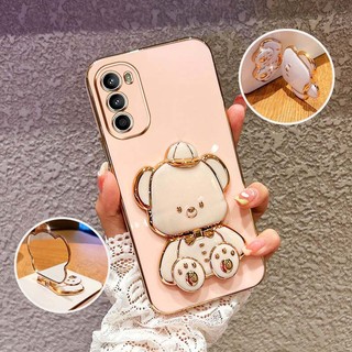 Capa Para Telefone À Prova De Choque Motorola Moto G52 2022 G82 G71S G42 G22 De Proteção Do Suporte Urso De Bebê Com Chapéu 3D em Oferta na Shopee