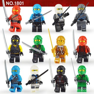 12 personagens mini ninja com 12 bonecas compatíveis com Legos HWIX