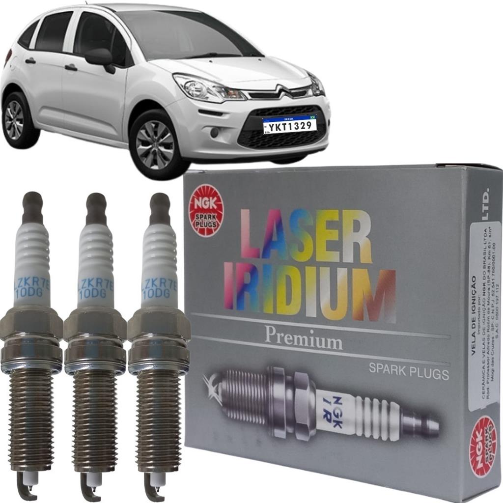 Jogo De Vela Original Ngk 208 C3 1.2 12v 2017 2018 2019 2020 em Oferta na Shopee