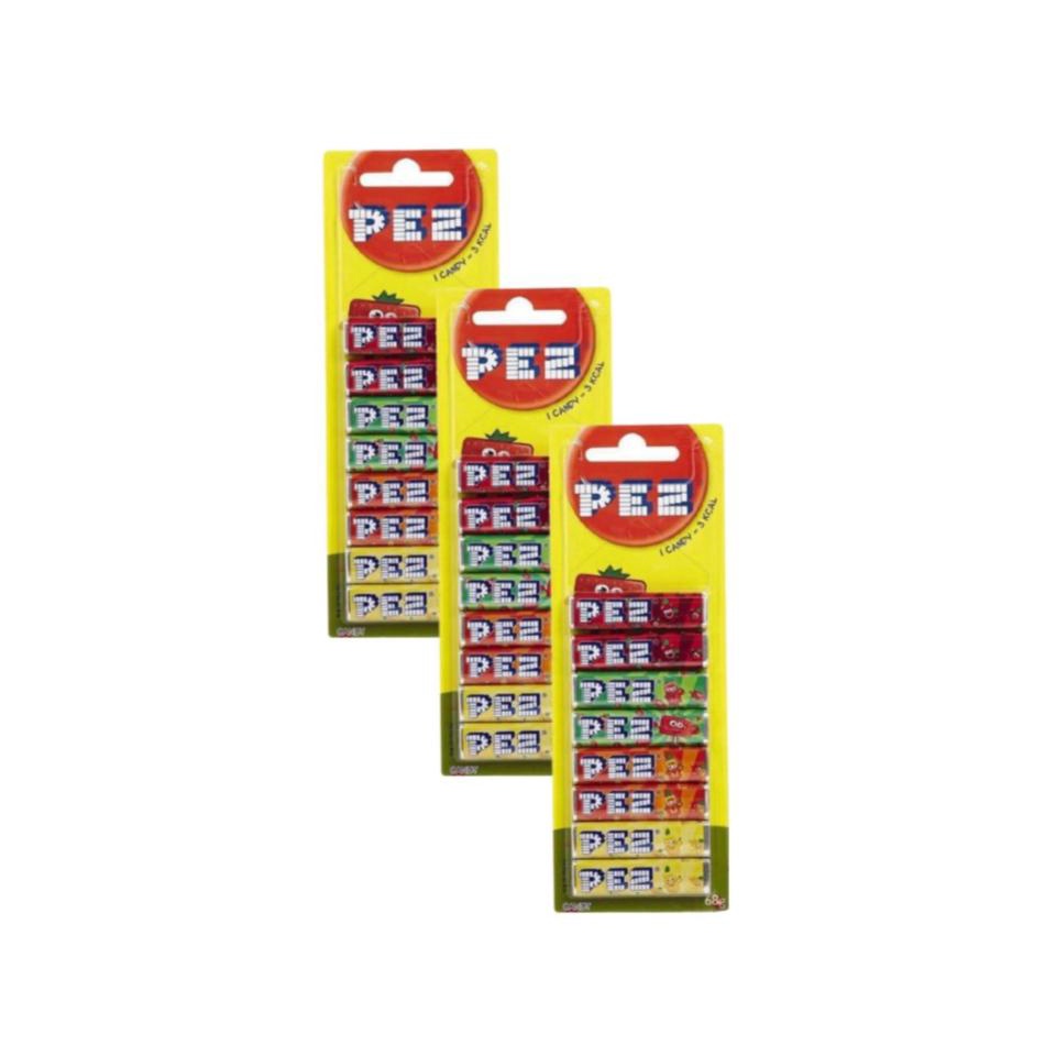 Pez Refil Sabor Fruit Mix 68g - 3 unid