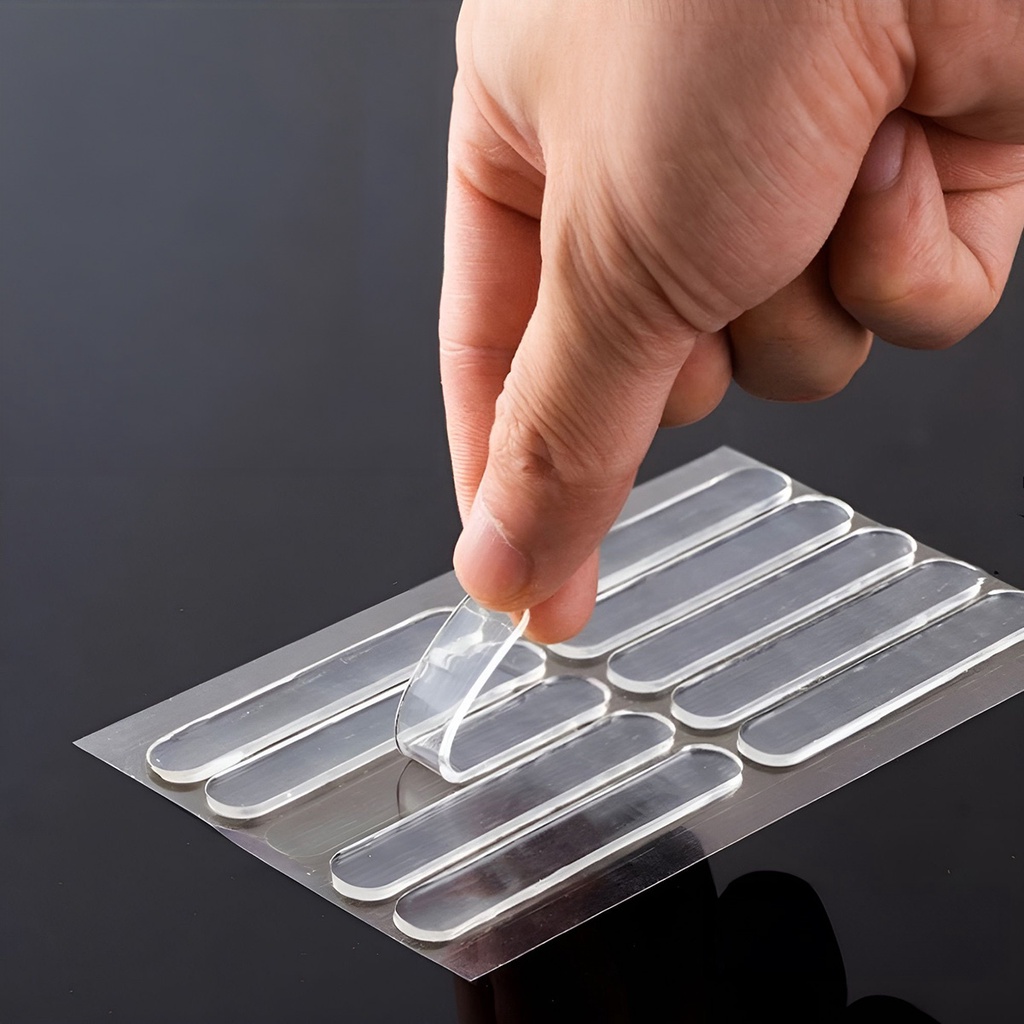 Adesivo Protetor em Tiras Silicone Anti Impacto 10 unidades em Oferta na Shopee