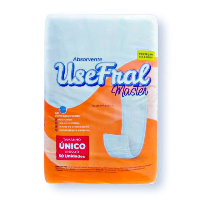 Absorvente Geriátrico UseFral 20 ou 50 em Oferta na Shopee
