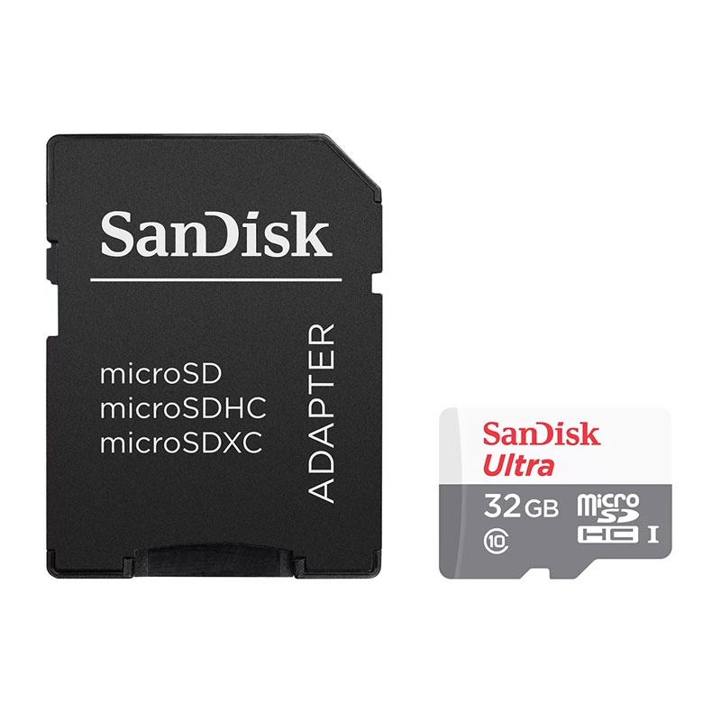 Cartão de memória micro SD 32gb c/ adaptador Classe10 Sandisk em Oferta na Shopee
