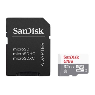 Cartão de memória micro SD 32gb c/ adaptador Classe10 Sandisk em Oferta na Shopee