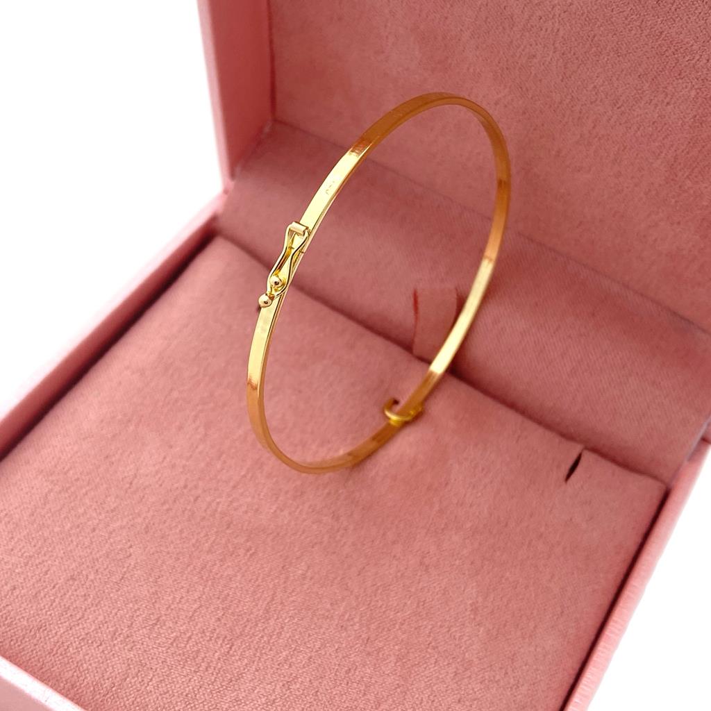 Bracelete De Ouro 18k Pulseira Feminina 2mm 17cm