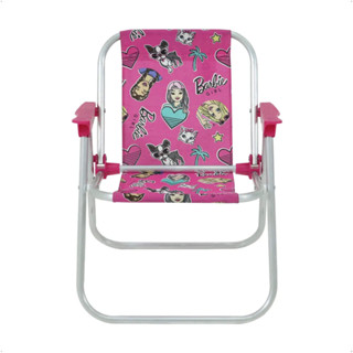 Cadeira de Praia Infantil em Alumínio Barbie Bel (P55) 025210 em Oferta na Shopee