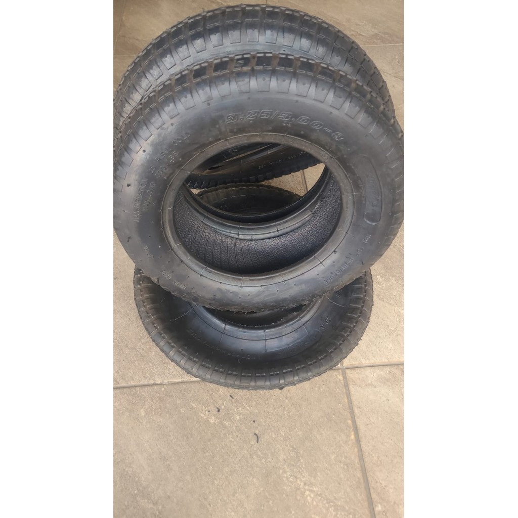 PNEU BORRACHA P/ CARRIOLA 3,25" X 8" FAMASTIL