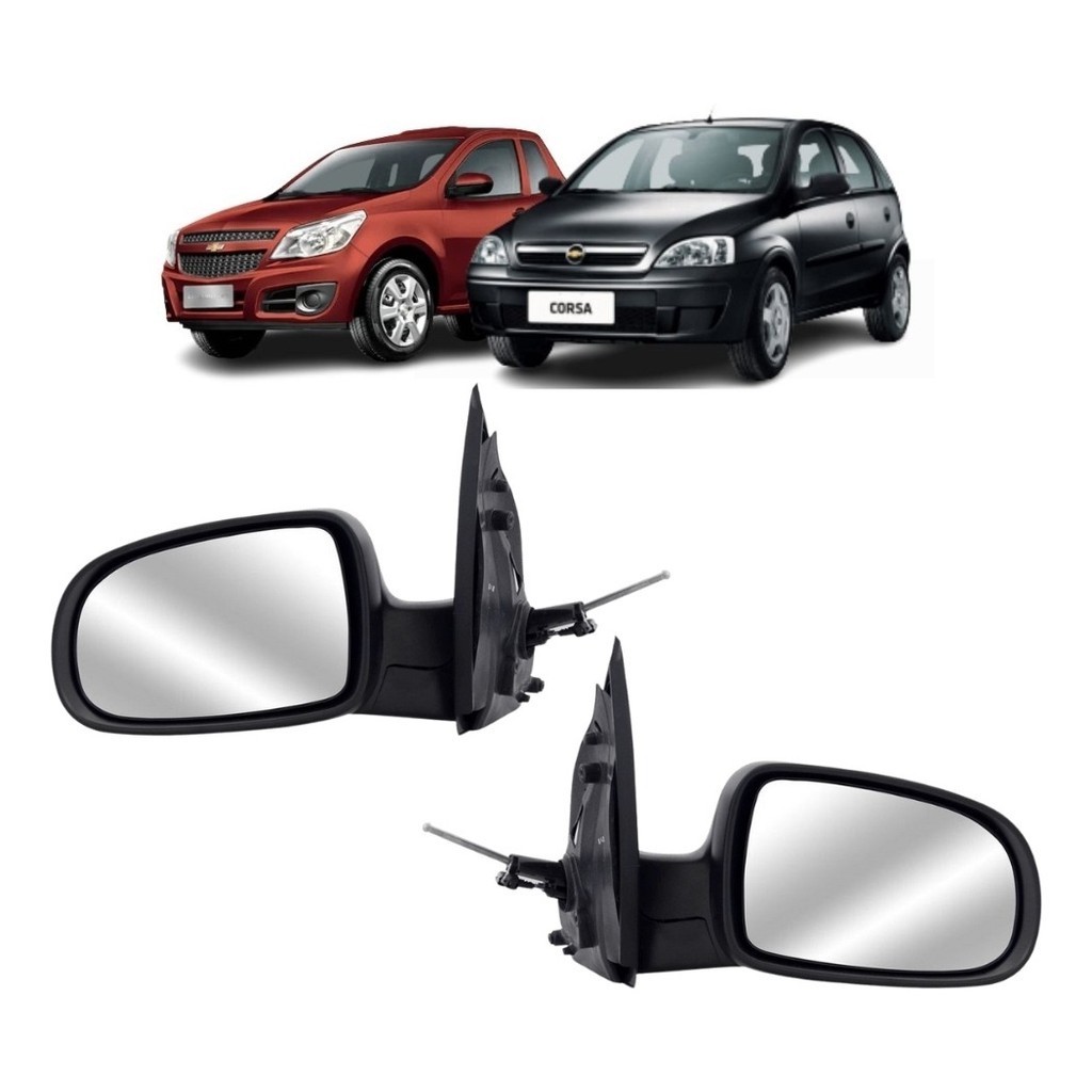 Par Retrovisor Externo Le Ld Corsa Hatch Sedan Montana 02 12