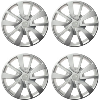 Calota Aro 15" cor Prata Mod Sandero/Logan 14/20 (Jogo c/ 4 Calotas) Grid - 869AR-PTA-E em Oferta na Shopee