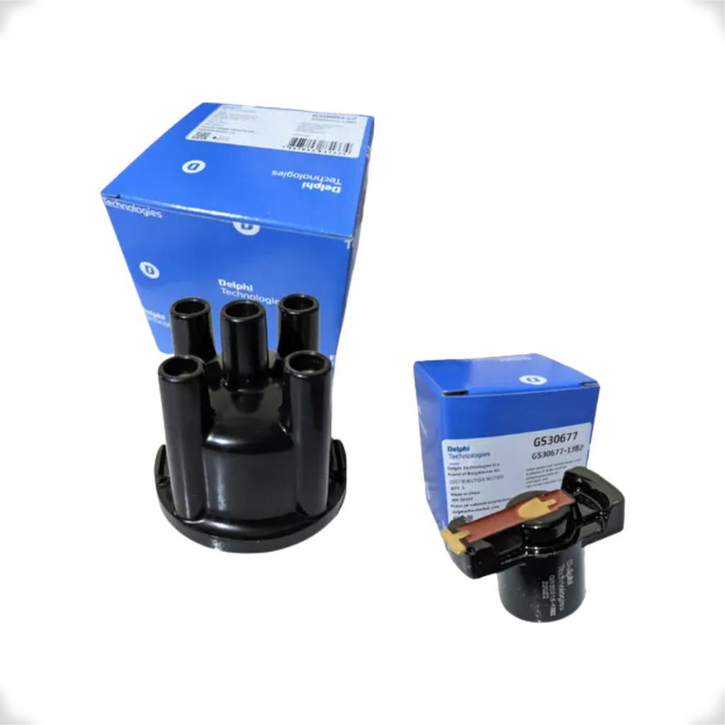 Kit Tampa E Rotor Delphi Distribuidor / Gol 1.0 Mi 8v 16v 1996 1997 1998 1999 2000 2001