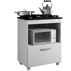 BALCÃO PARA COOKTOP SALVIA 4 BOCAS KAIKI MÓVEIS