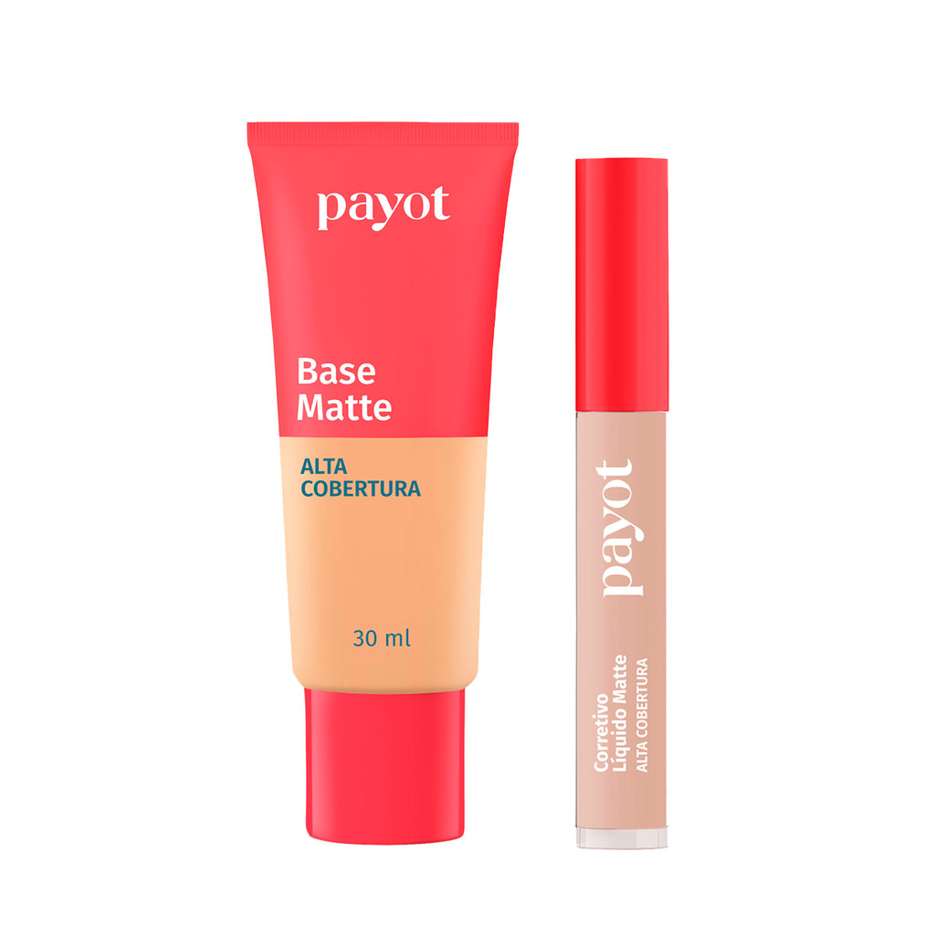 Kit Base  3.0 + Corretivo 2.5 Alta Cobertura Chérie Payot - 6 em Oferta na Shopee