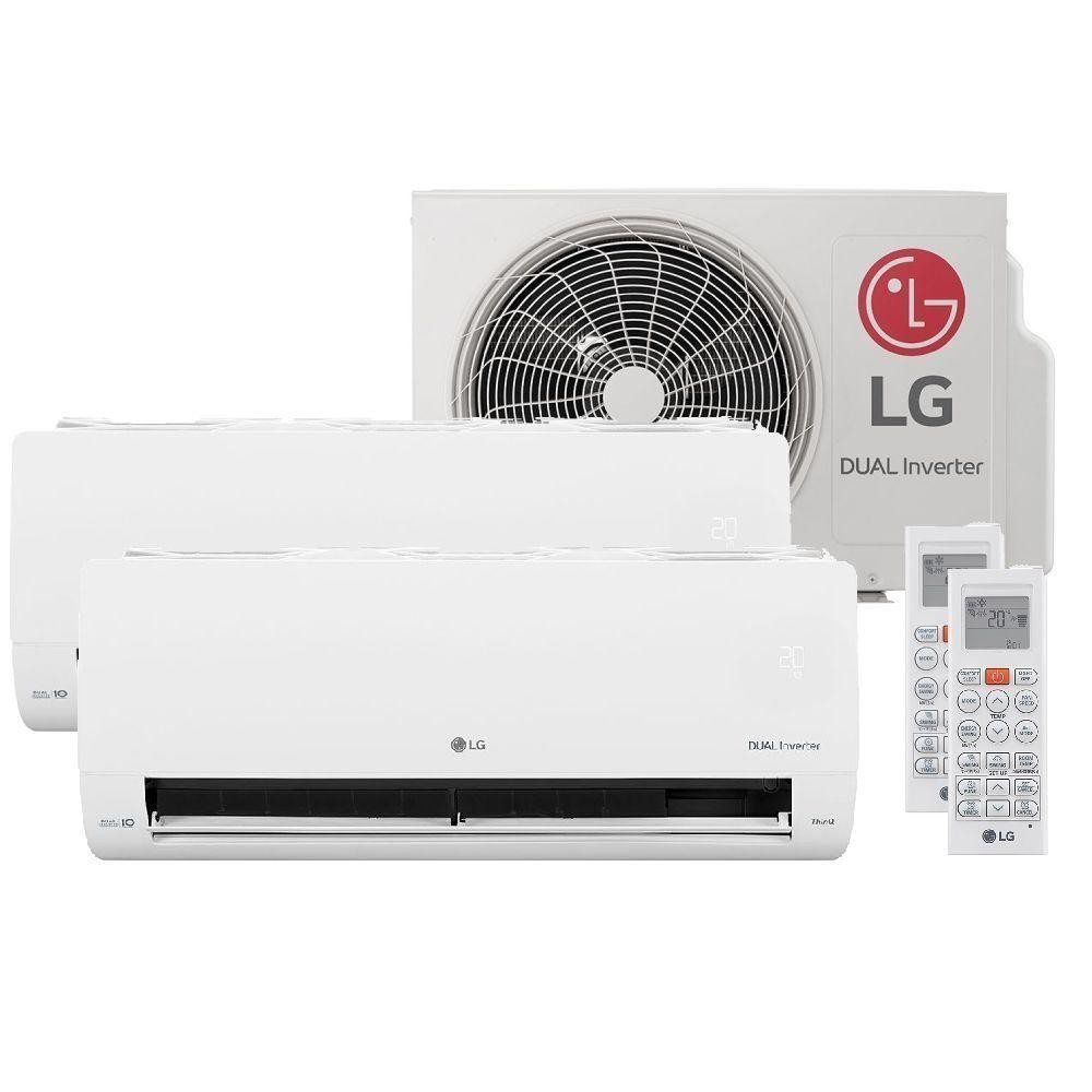 Ar-Condicionado LG Dual Inverter Voice +AI Bi-Split 16.000 BTU (9.000+12.000 BTU) Frio 220V - S32Q16SA212 em Oferta na Shopee