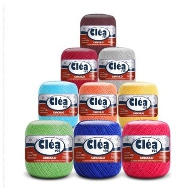 Linha Cléa 125 Circulo crochê em Oferta na Shopee