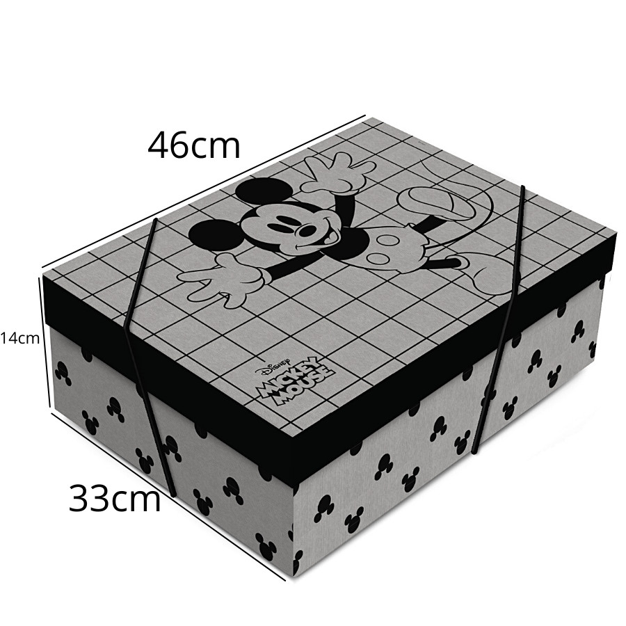 Detalhes do Caixa para Presente com Tampa  - Mickey Kraft - 01 unidade - Cromus - Rizzo