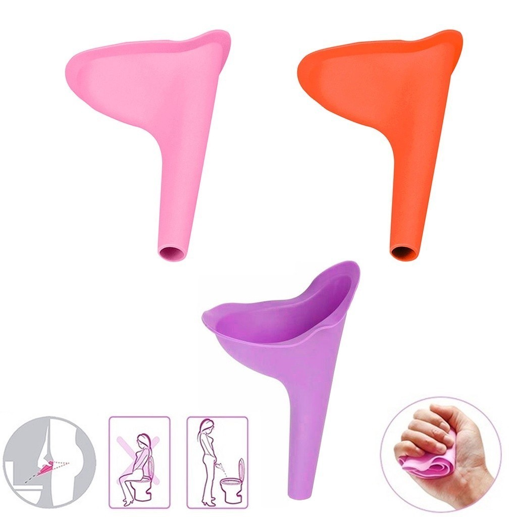Urinol Feminino Para Mulher Fazer Xixi Em Pé Portátil Reutilizável Lavável Super Prático E Higiênico