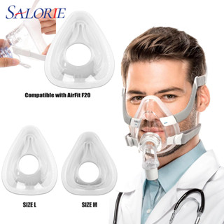 Salorie CPAP Mask Almofada De Substituição Facial Completa Compatível Com Fit F20 Máscara Confortável E Macia em Oferta na Shopee