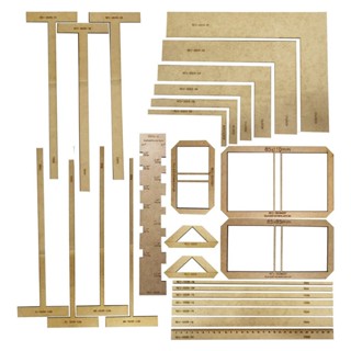 Gabarito Régua Fio Cabelo Esquadro Wire-o Post-it Cartonagem em Oferta na Shopee