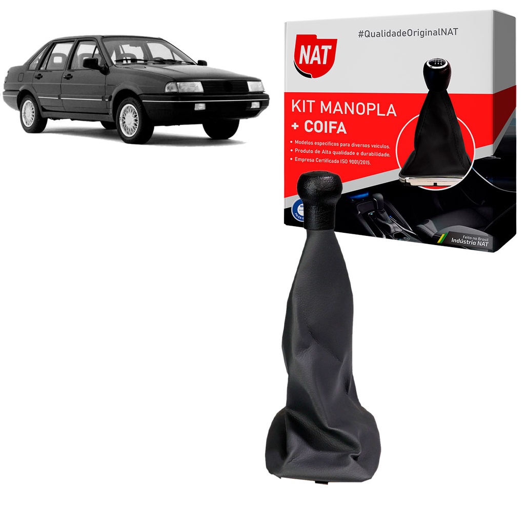 Manopla + Coifa Vw Santana 1989 Até 1999 em Oferta na Shopee