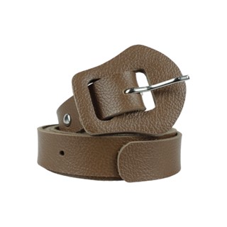 Cinto Feminino Em Material Sintético, Fivela Com Formato Orgânico, Níveis De Ajustes, Combina Com Tudo CF113