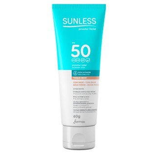 Protetor Solar Facial Com Cor Sunless FPS 50 60g - Bege Médio