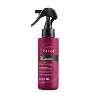 Leave in Memorizador Siàge Pro Cronology Eudora 100ml Eudora em Oferta na Shopee