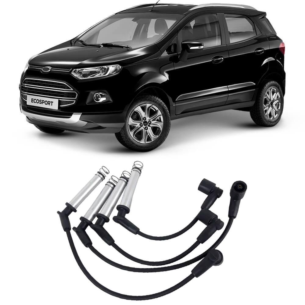 Detalhes do Jogo Cabo Vela Ignição Ford Ecosport 1.6 2012 A 2017 Ngk