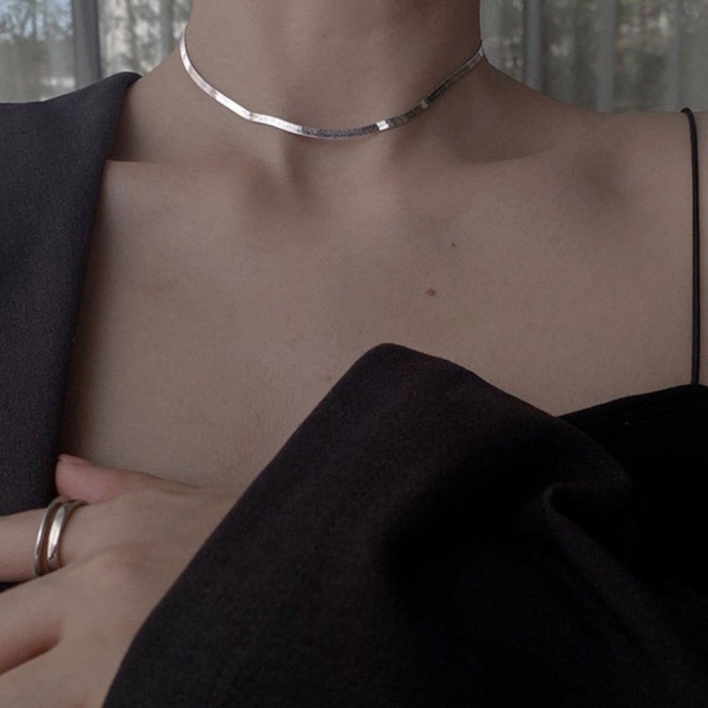 colar Choker feminina folheado Folheado a prata 925 Durabilidade 3 meses